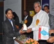 Business Excellence Award 2012 to NTSPL Chairman Sagar Mohanty