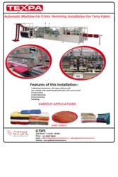 Automatic & semi Automaic Home Textile Machines