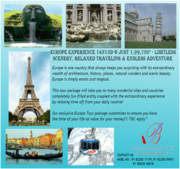 Europe 14N/15D @ Just Rs. 1, 99, 750*