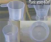 Small plastic scoops and other important components used are worth.