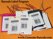 Barcode label software for stock inventory