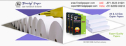 photocopy papers,  laser printing paper,  A3 A4 papers in india