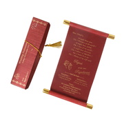 scroll wedding cards