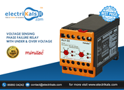 Minilec ALV D2 DIN Rail Mounted Voltage Sensing Phase Failure Relays 
