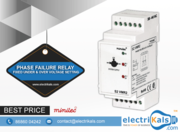 Minilec S2 VMR 2 DIN Rail Mounted Voltage Sensing Phase Failure Relay