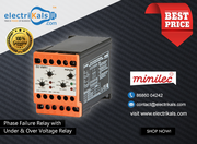 Minilec D2 VMR 1DIN Rail Mounted Voltage Sensing Phase Failure Relay 
