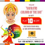 Navratri Food Offers by 121 Kitchen : BarBQ - Wakad,  Pune