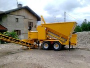 Used mobile concrete plant At 15-1200 (20 m3 / h) Sweden