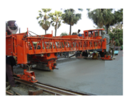 Concrete Paver And Vibratory Truss Screed