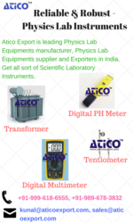 Get Best Physics Lab Equipment Manufacturer in India - Atico Export