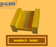 Get the clean finish you're looking for with wooden H beams