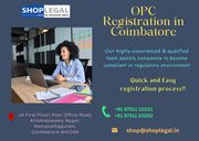 Online One Person Company (OPC) Registration in Coimbatore - Shoplegal