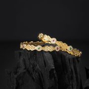 kada gold bangles designs for daily use