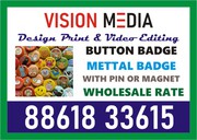 Brass Badge | Vision Media | Specialized in Fancy lanyard | ID Cards |