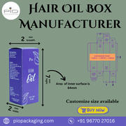 Hair Oil Box Manufacturer